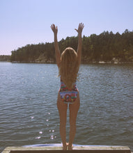 Load image into Gallery viewer, Overlapping CMYK Swimsuit