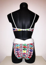 Load image into Gallery viewer, Banana Bikini High Waisted White